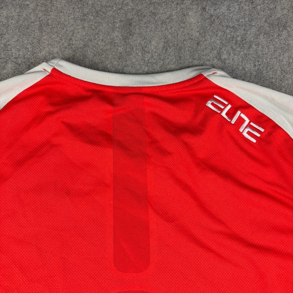 Nike Dri Fit Ohio State Buckeyes Elite Long Sleeve Shirt Men XL Red Gray Stretch - Picture 4 of 9